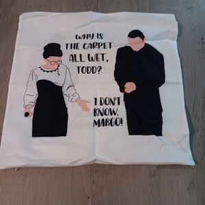 Christmas Vacation White Pillow Cover with Funny Quote